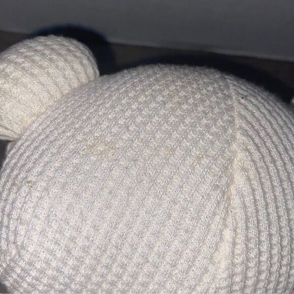 1994 Fisher Price Plush Cozies Pale Yellow Cream Bear Thermal Waffle Weave 10” - Picture 5 of 5
